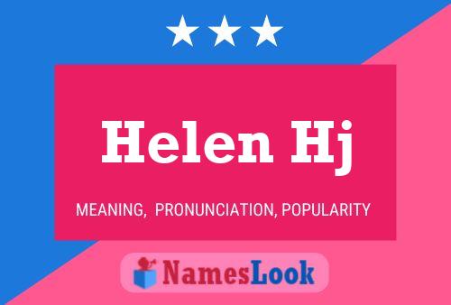 Helen Hj Name Poster