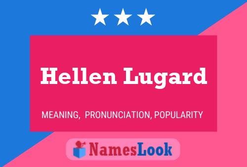 Hellen Lugard Name Poster