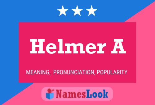 Helmer A Name Poster