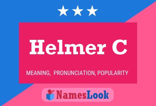 Helmer C Name Poster