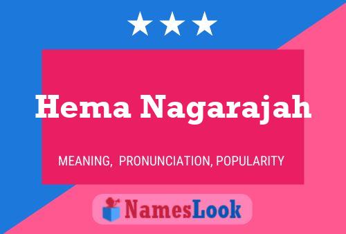 Hema Nagarajah Name Poster