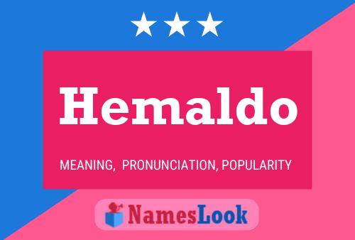 Hemaldo Name Poster