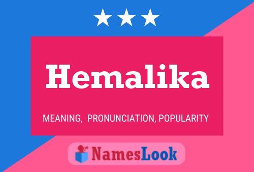 Hemalika Name Poster