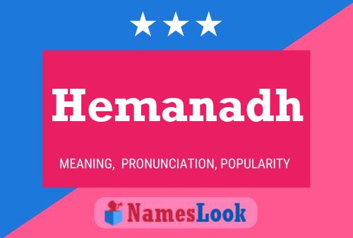 Hemanadh Name Poster