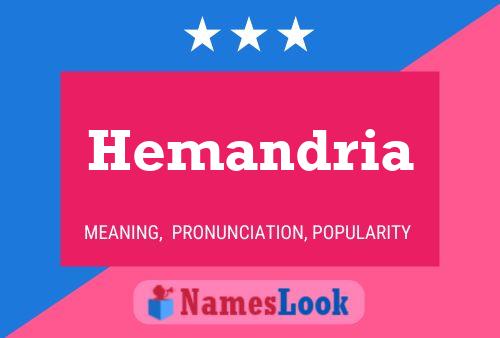 Hemandria Name Poster