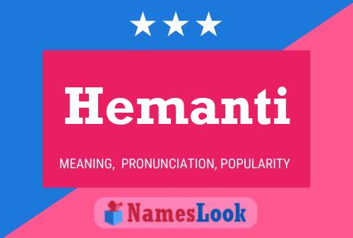 Hemanti Name Poster