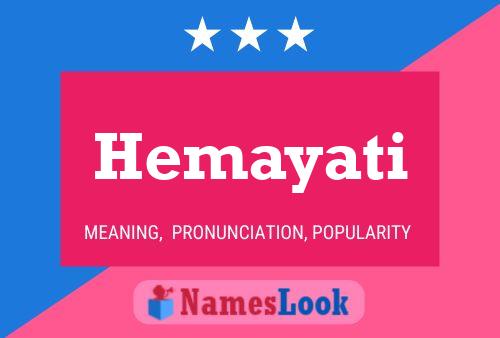 Hemayati Name Poster