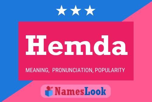 Hemda Name Poster