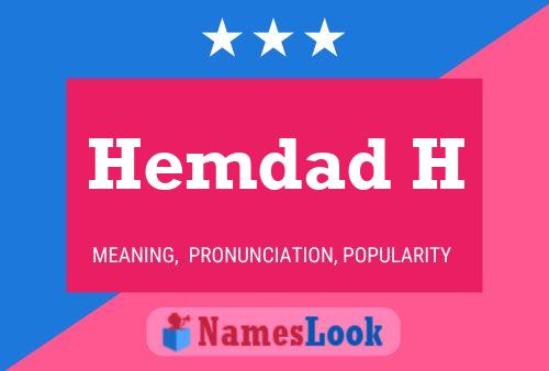 Hemdad H Name Poster