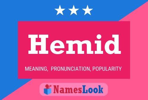 Hemid Name Poster