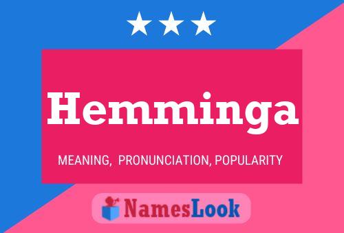 Hemminga Name Poster