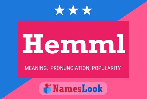 Hemml Name Poster