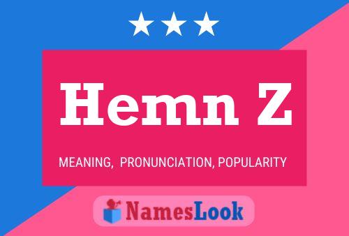 Hemn Z Name Poster