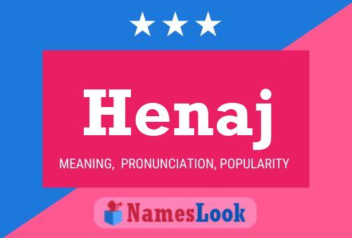 Henaj Name Poster