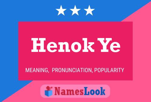 Henok Ye Name Poster