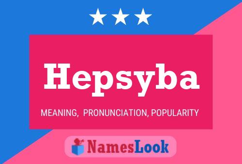 Hepsyba Name Poster