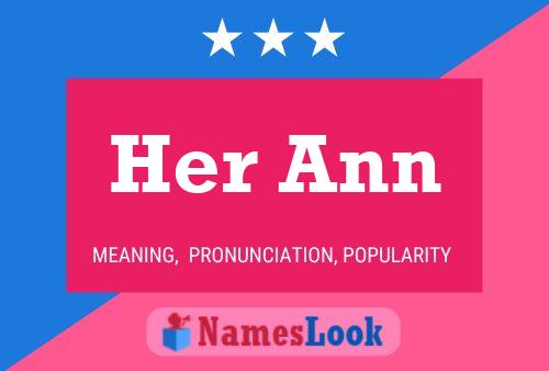 Her Ann Name Poster