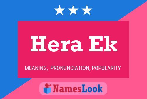 Hera Ek Name Poster