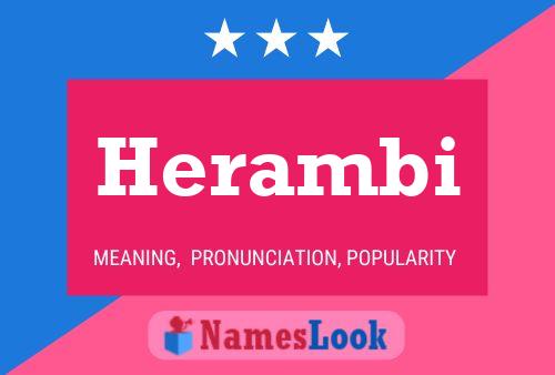 Herambi Name Poster