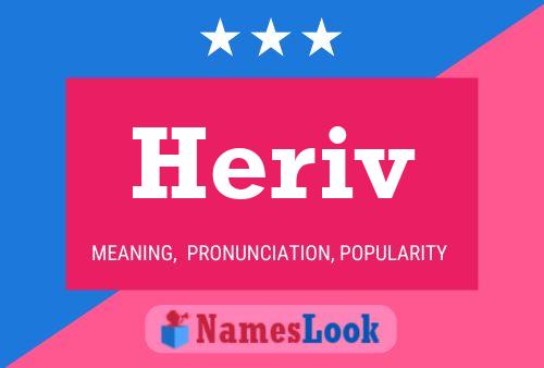 Heriv Name Poster