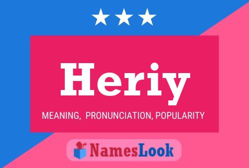 Heriy Name Poster