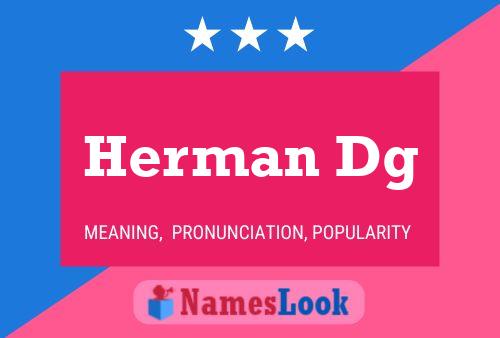 Herman Dg Name Poster