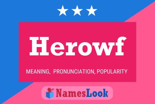 Herowf Name Poster