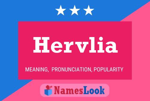 Hervlia Name Poster