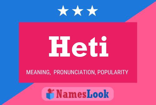 Heti Name Poster