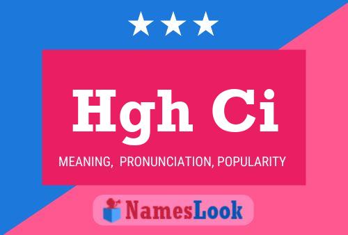 Hgh Ci Name Poster