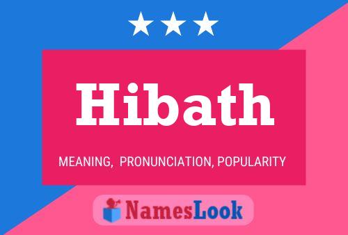 Hibath Name Poster