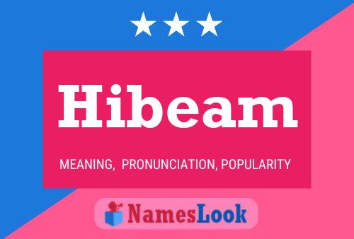 Hibeam Name Poster