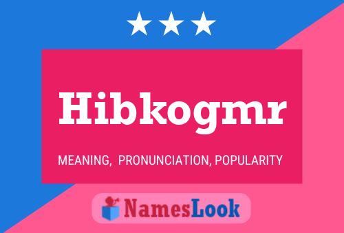 Hibkogmr Name Poster