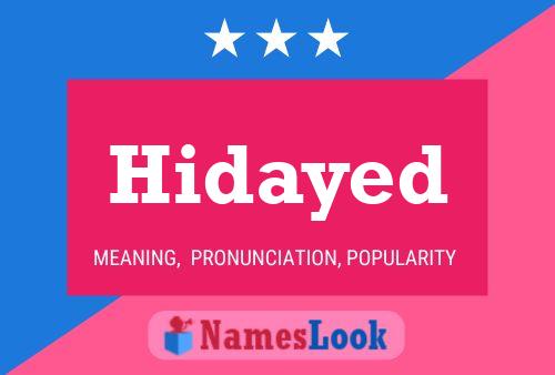 Hidayed Name Poster