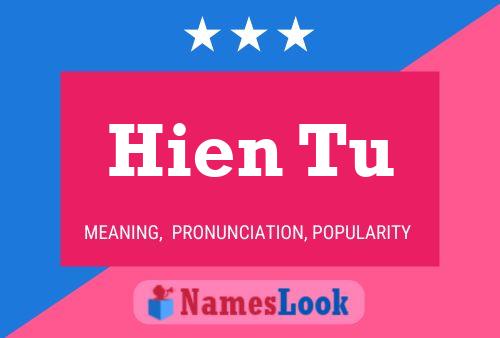 Hien Tu Name Poster