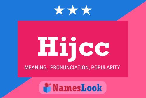 Hijcc Name Poster