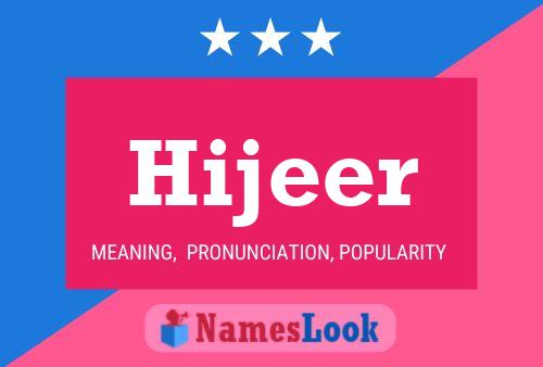 Hijeer Name Poster