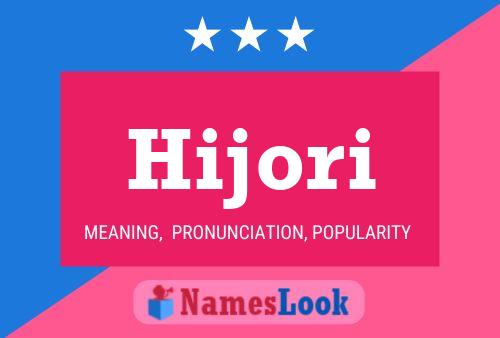 Hijori Name Poster