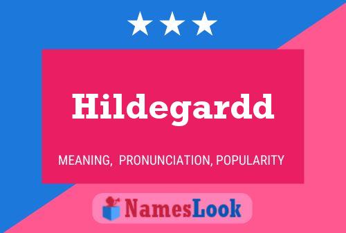 Hildegardd Name Poster