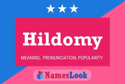 Hildomy Name Poster