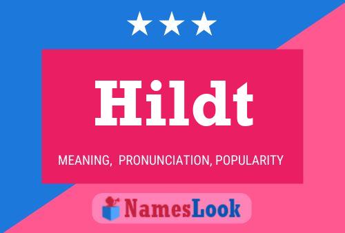 Hildt Name Poster