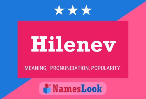 Hilenev Name Poster