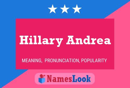 Hillary Andrea Name Poster