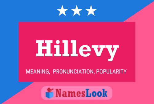 Hillevy Name Poster