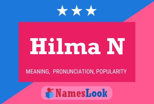 Hilma N Name Poster