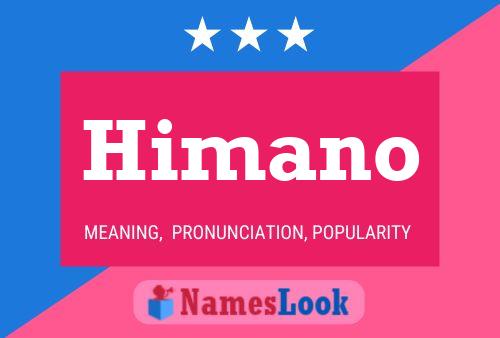 Himano Name Poster