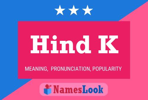 Hind K Name Poster