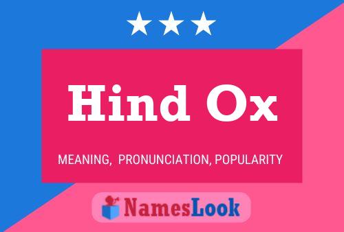 Hind Ox Name Poster