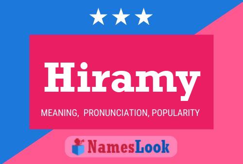 Hiramy Name Poster