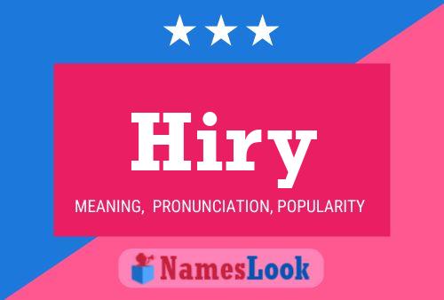 Hiry Name Poster